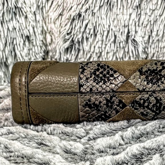 NWOT - COACH SWAGGER WRISTLET IN PATCHWORK EXOTIC EMBOSSED LEATHER (65140) - Picture 7 of 9